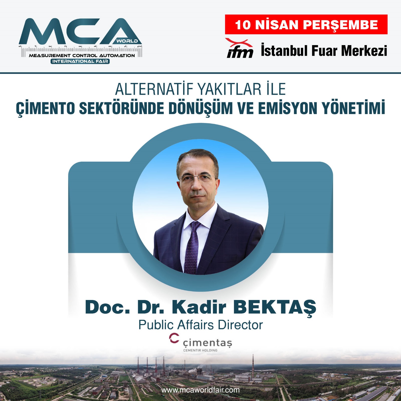 Çimento Sektörünün Kalbi 2025 MCA World Fair’da atıyor.